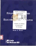 FINANCIAL ANALYSIS WITH AN ELECTRONIC CALCULATOR  THIRD EDITION   1998  PDF电子版封面  0256223580  NARK A.WHITE 