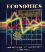 ECONOMICS  THIRD EDITION   1986  PDF电子版封面  0070716501  PAUL WONNACOTT  RONALD WONNACO 