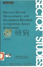 PRIVATE SECTOR DEVELOPMENT AND ENTERPRISE REFORMS IN GROWING ASIAN ECONOMIES   1990年  PDF电子版封面    SEIJI NAYA 