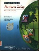 STUDY GUIDE BUSINESS TODAY  SEVENTH EDITION     PDF电子版封面  0070513325  DAVID J.RACHMAN  MICHAEL H.MES 