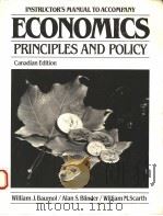 INSTRUCTOR'S MANUAL TO ACCOMPANY  ECONOMICS PRINCIPLES AND POLICY  CANADIAN EDITION（1985 PDF版）