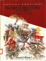 WORLD HISTORY  VOLUME 1  PREHISTORY TO 1500  FOURTH EDITION   1996年  PDF电子版封面    DAVID MCCOMB 