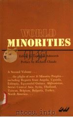 WORLD MINORITIES  VOLUME 2   1978  PDF电子版封面  090585901X   