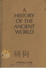 A HISTORY OF THE ANCIENT WORLD  THIRD EDITION   1983  PDF电子版封面  019503144X  CHESTER G.STARR 