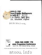 AIAA-81-1566 SOME PROPELLER DEVELOPMENTS IN THE U.K.     PDF电子版封面     
