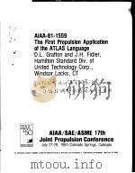 AIAA-81-1559 THE FIRST PROPULSION APPLICATION OF THE ATLAS LANGUAGE     PDF电子版封面     