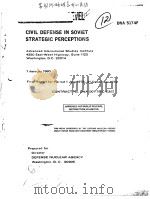 CIVIL DEFENSE IN SOVIET STRATEGIC PERCEPTIONS（ PDF版）