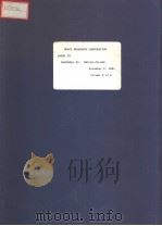 SPACE RESEARCH CORPORATION ANNEX TO PROPOSAL NO：SRC/81-CH-500 NOVEMBER 2，1981 VOLUME 2 OF 2     PDF电子版封面     