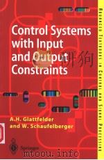 CONTROL SYSTEMS WITH INPUT AND OUTPUT CONSTRAINTS（ PDF版）