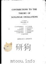 CONTRIBUTIONS TO THE THEORY OF NONLINEAR OSCILLATIONS VOLUME 4（ PDF版）