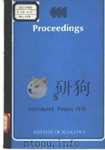 PROCEEDINGS OF THE INSTITUTE OF ACOUSTICS VOLUME 5 CONTRIBUTED PAPERS 1979（ PDF版）
