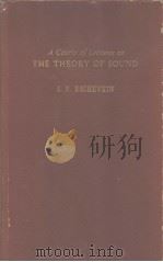 A COURSE OF LECTURES ON THE THEORY OF SOUND（ PDF版）