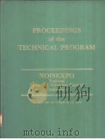 PROCEEDINGS OF THE TECHNICAL PROGRAM NOISEXPO NATIONAL NOISE AND VIBRATION CONTROL CONFERENCE 1976（ PDF版）