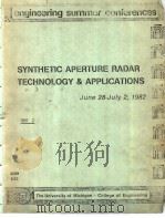 SYNTHETIC APERTURE RADAR TECHNOLOGY & APPLICATIONS PART 2（ PDF版）