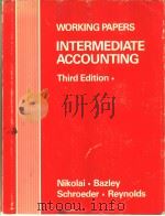 WORKING PAPERS INTERMEDIATE ACCOUNTING  THIRD EDITION（1985年 PDF版）