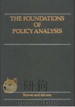 THE FOUDATIONS OF POLICY ANALYSIS（1983 PDF版）