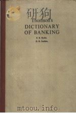 THOMSON'S DICTIONARY OF BANKING TWELFTH EDITION（1974 PDF版）