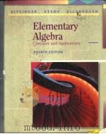 ELEMENTARY ALGEBRA  CONCEPTS AND APPLICATIONS  FOURTH EDITION（1994 PDF版）