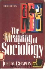 THE MEANING OF SOCIOLOGY  THIRD EDITION   1990年  PDF电子版封面    JOEL M.CHARON 