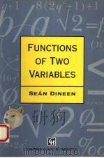 FUNCTIONS OF TWO VARIABLES   1995  PDF电子版封面  0412707608  SEAN DINEEN 