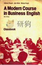 A MODERN COURSE IN BUSINESS ENGLISH  NEW EDITION     PDF电子版封面  0194530167  CLASSBOOK 