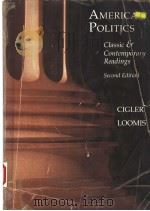 AMERICAN POLITICS:CLASSIC AND CONTEMPORARY READINGS  SECOND EDITION（1992 PDF版）