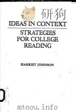 IDEAS IN CONTEXT  STRATEGIES FOR COLLEGE READING（1986年 PDF版）