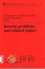INVERSE PROBLEMS AND RELATED TOPICS（ PDF版）