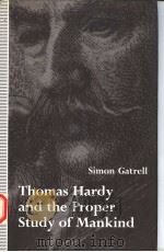 THOMAS HARDY AND THE PROPER STUDY OF MANKING（1993 PDF版）