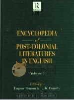 ENCYCLOPEDIA OF POST-COLONIAL LITERATURES IN ENGLISH  VOLUME 1   1994  PDF电子版封面  041511344X   