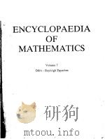 ENCYCLOPAEDIA OF MATHEMATICS  VOLUME 7   1991  PDF电子版封面  1556080069   