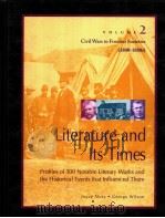 LITERATURE AND ITS TIMES  VOLUME 2   1997  PDF电子版封面  0787606081   