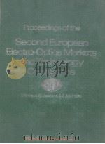 PROCEEDINGS OF THE SECOND EUROPEAN ELECTRO-OPTICS MARKETS AND TECHNOLOGY CONFERENCE（ PDF版）