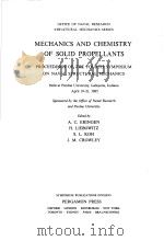 MECHANICS AND CHEMISTRY OF SOLID PROPELLANTS（ PDF版）