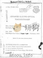 ADVANCED ELECTRO-OPTICAL TRACKER RANGER     PDF电子版封面     