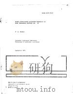 HARD STRUCTURE MUNITION PROJECT (U) HSM PROGRESS REPORT NO.88     PDF电子版封面    F.E.WALKER 