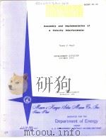 ASSEMBLY AND IMPLEMENTATION OF A VELOCITY INTERFEROMETER     PDF电子版封面    THOMAS O.MEYEN 