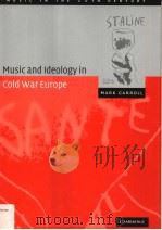 MUSIC AND IDEOLOGY IN COLD WAR EUROPE（ PDF版）