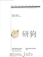 CALCULUS AND ANALYTIC GEOMETRY   1988  PDF电子版封面  0023405902  LYNN E.GARNER 