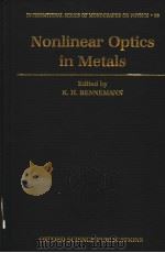 NONLINEAR OPTICS IN METALS（1998 PDF版）
