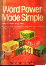 WORD POWER MADE SIMPLE   1986年  PDF电子版封面    PETER FUNK AND MARY FUNK 