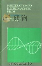 INTRODUCTION TO ELECTROMAGNETIC FIELDS  SECOND EDITION（1987 PDF版）