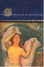 CLASSICAL MYTHOLOGY IN ENGLISH LITERATURE（1999 PDF版）
