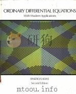ORDINARY DIFFERENTIAL EQUATIONS WITH MODERN APPLICATIONS  SECOND EDITION（1982 PDF版）
