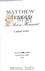 MATTHEW ARNOLD   1967  PDF电子版封面    G.ROBERT STANGE 