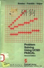 PROBLEM SOLVING USING UCSD PASCAL SECOND EDITION   1977  PDF电子版封面  0387908226   