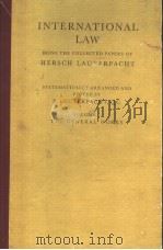 INTERNATIONAL LAW  VOLUME 1   1970  PDF电子版封面  0521076439  E.LAUTERPACHT 