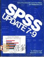 SPSS UPDATE 7-9:NEW PROCEDURES AND FACILITIES FOR RELEASES 7-9（1981年 PDF版）