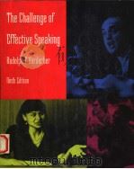 THE CHALLENGE OF EFFECTIVESPEAKING  THINTH EDITION   1994  PDF电子版封面  0534163327  RUDOLPH F.VERDERBER 