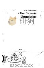 A FIRST COURES IN LINGUISTICS（1979 PDF版）